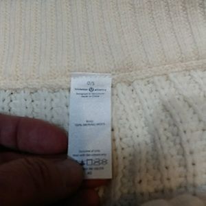 lululemon athletica Accessories - LULULEMON Cream Knit Falling Freely Neck Warmer lululemon athletica Accessories - LULULEMON Cream Knit Falling Freely Neck Warmer